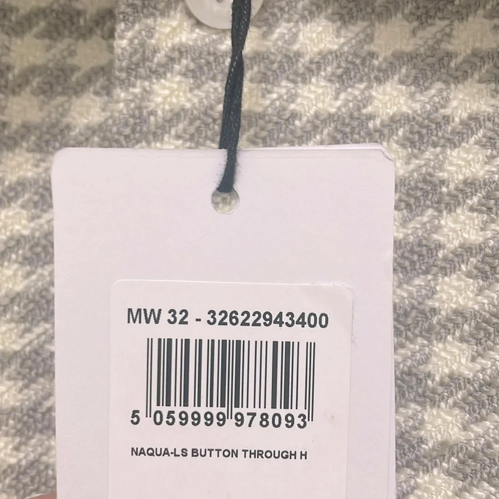 NWT REISS Naqua Dogtooth Twill Overshirt - Picture 11 of 12